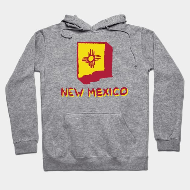 New Mexico Hoodie by Very Simple Graph